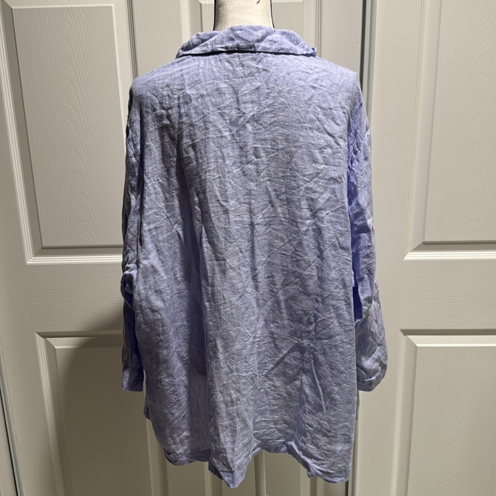 Sigrid Olsen Linen Blouse - Picture 2 of 3